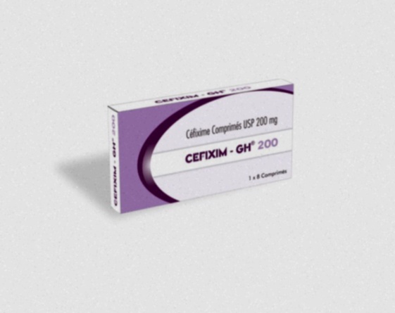 Illustration d'un blister de cefixime