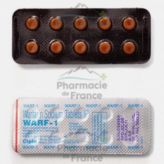 Coumadin boîtes de comprimés warfarine