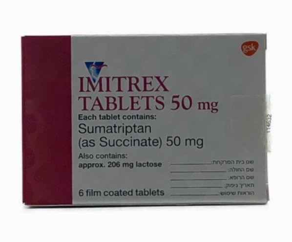 Comprimés Imitrex et boîte de sumatriptan