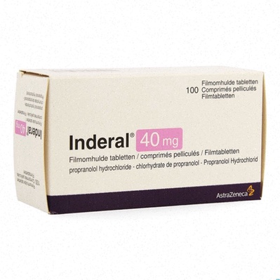 Illustration Inderal - boîte de comprimés