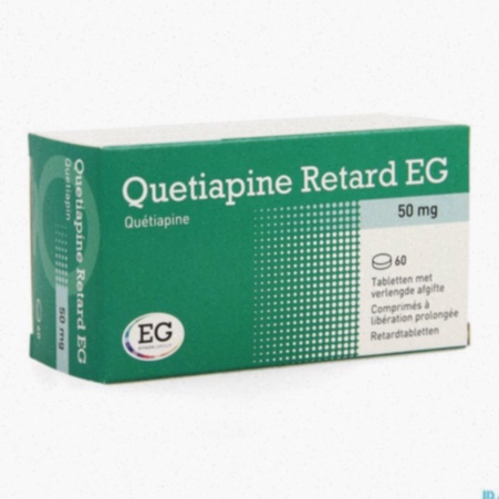 Quetiapine - comprimés et boîte