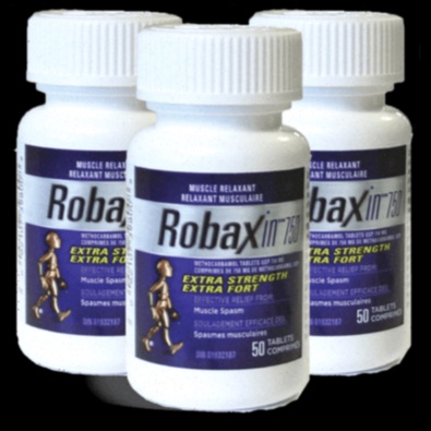 Robaxin - Flacon et comprimés illustration
