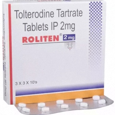 Tolterodine - Comprimés et schéma des voies urinaires