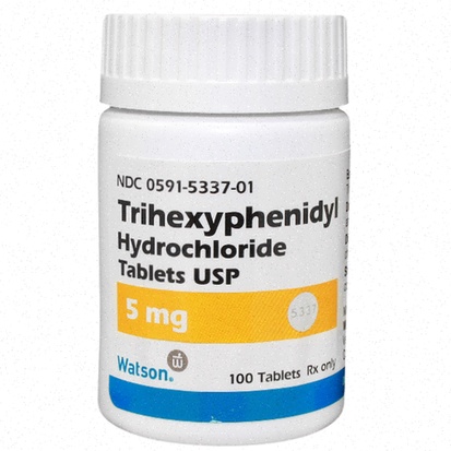 Acheter Trihexyphenidyl - Comprimés et boîte de Trihexyphenidyl