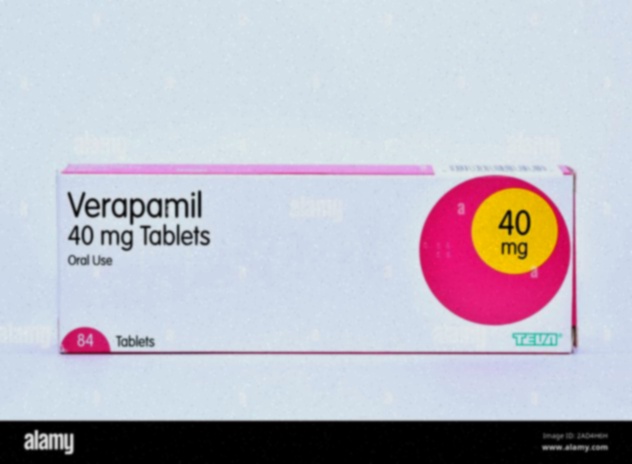 Verapamil – comprimés et boîte médicament