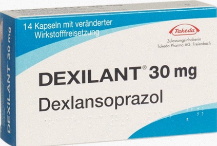 Boîte de Dexilant et capsule gastro-résistante