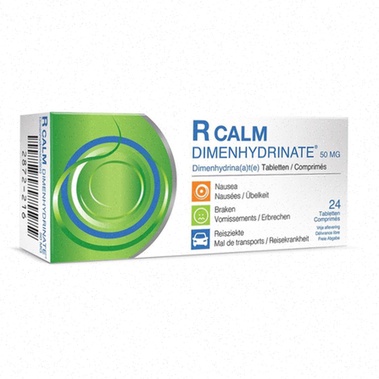 Boîte de Dimenhydrinate pour soulager le mal des transports