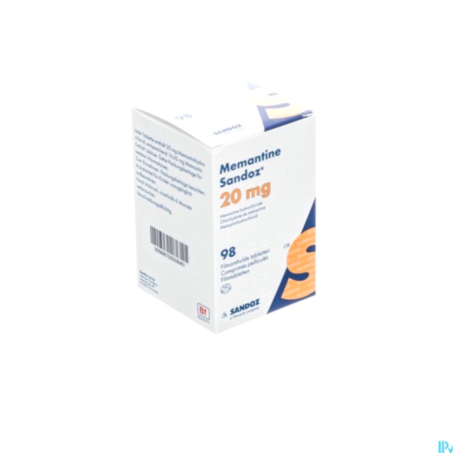 Acheter Memantine – Illustration comprimés et tour d’horloge